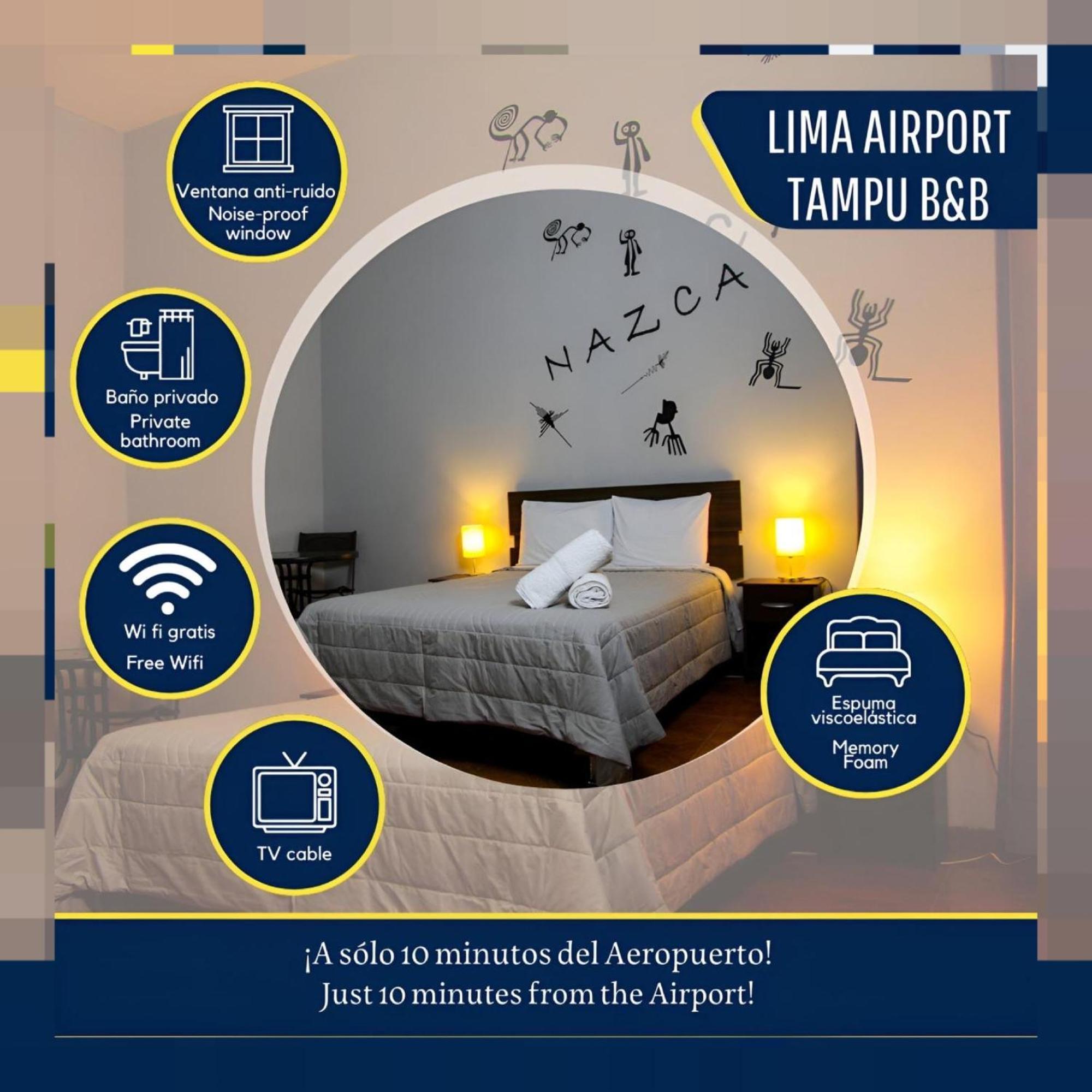 مبيت وإفطار Lima Airport Tampu المظهر الخارجي الصورة